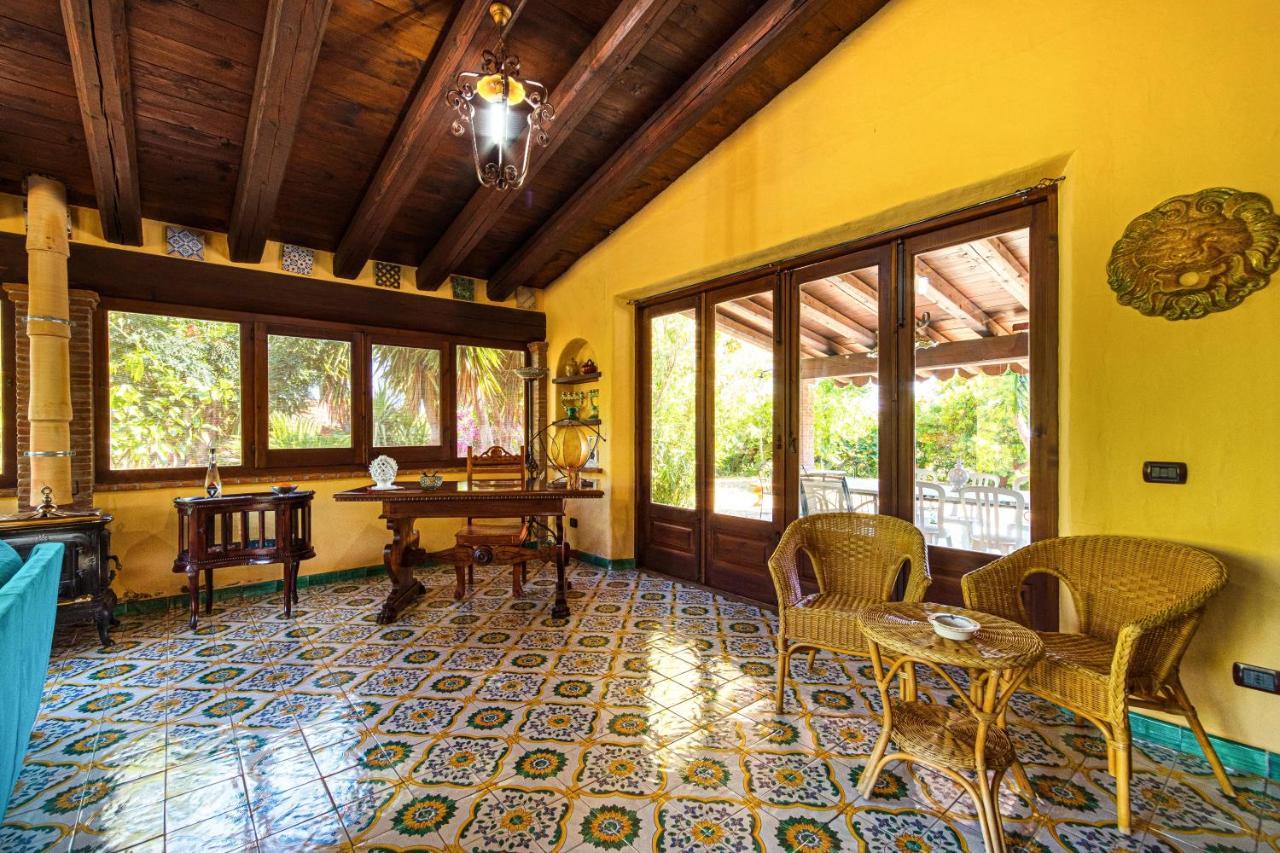 Villa Fratantoni Piana - Villa Privata Con Accesso Diretto Alla Spiaggia Caronia Marina المظهر الخارجي الصورة